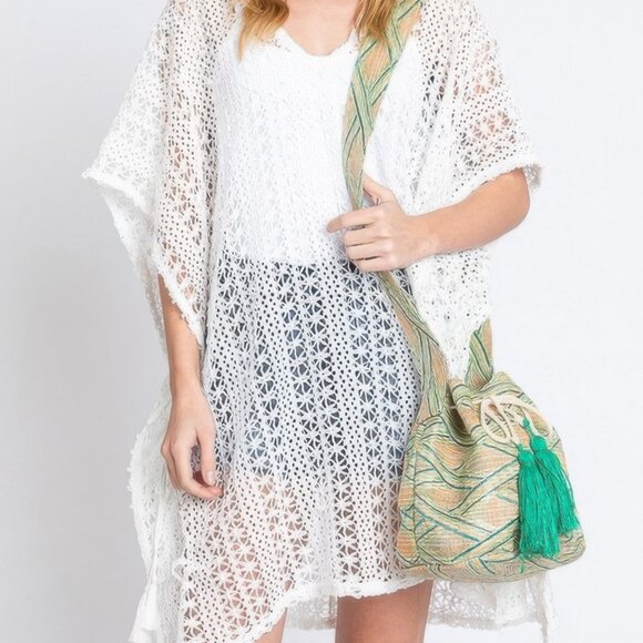 Aztec Bucket Bag With Aztec Strap - Picture 3 of 3